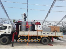 Lắp đặt hệ thống khí nén cho Hội chợ BIFA WOOD 2018